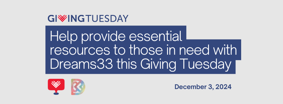 GivingTuesday Awareness Facebook Fundraiser Cover Photo in Grey Blue Red Style (1)